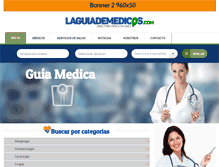 Tablet Screenshot of laguiademedicos.com